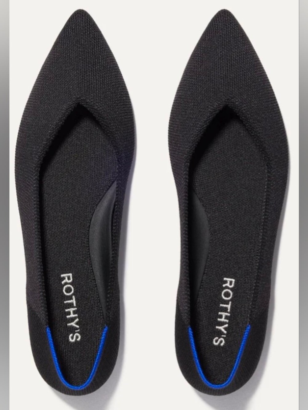 Rothy's The Pointed Flat Black 7.5